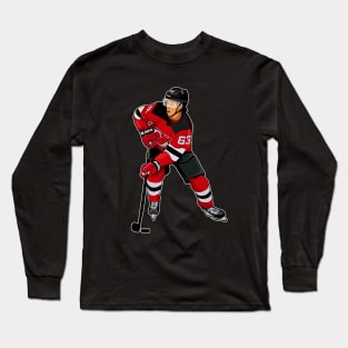 Jesper Bratt #63 Play The Puck Long Sleeve T-Shirt